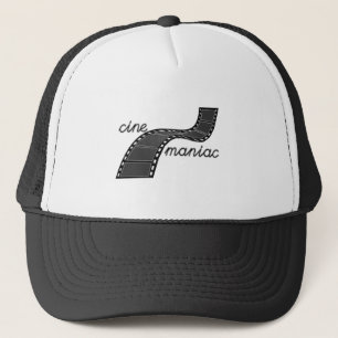 Cinemaniac med filmar remsan truckerkeps