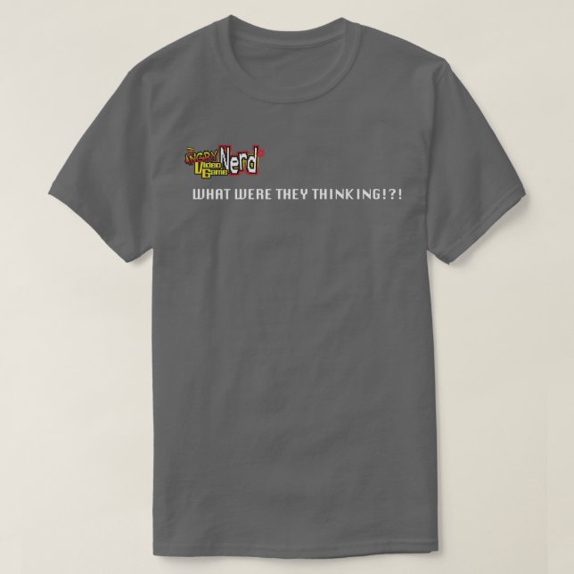 Cinemassacre AVGN Vad tänkte de på?  T Shirt (Design framsida)