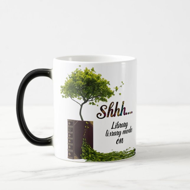 Cinematic Artistic Book Lover Gift Magisk Mugg (Vänster)