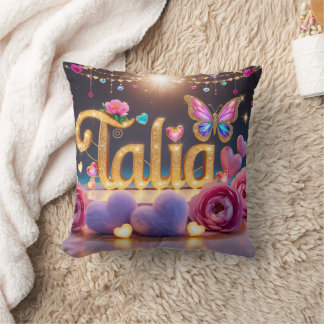 "Cinematic Comfort: Talias Fluffy Cushion" Kudde