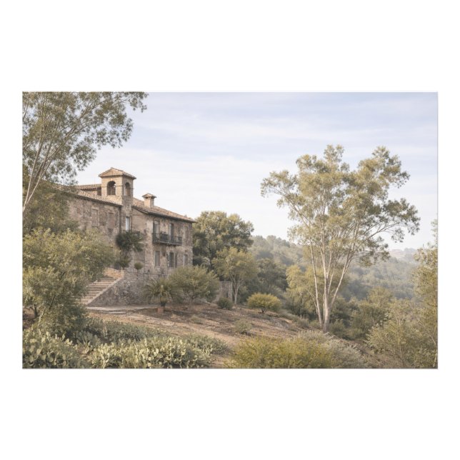 Cinematic Mist Villa, Toledo Spanien Fototryck (Framsidan)