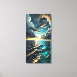Cinematic Ocean Horizon - Finkonst Canvastryck