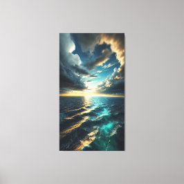 Cinematic Ocean Horizon - Finkonst Canvastryck