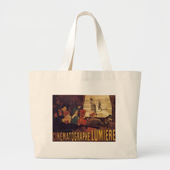 Cinématographe Lumière Tote Bag Jumbo Tygkasse (Framsidan)