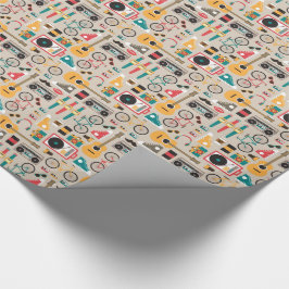 (Cinereous) mönster för Hipsterrific Hipstersaker, Presentpapper