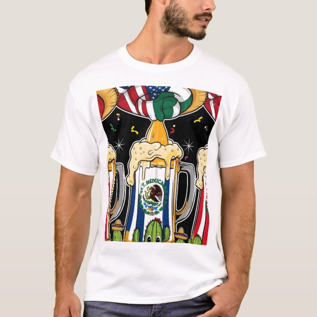 CINKO DE Drinking T Shirt (Framsida)