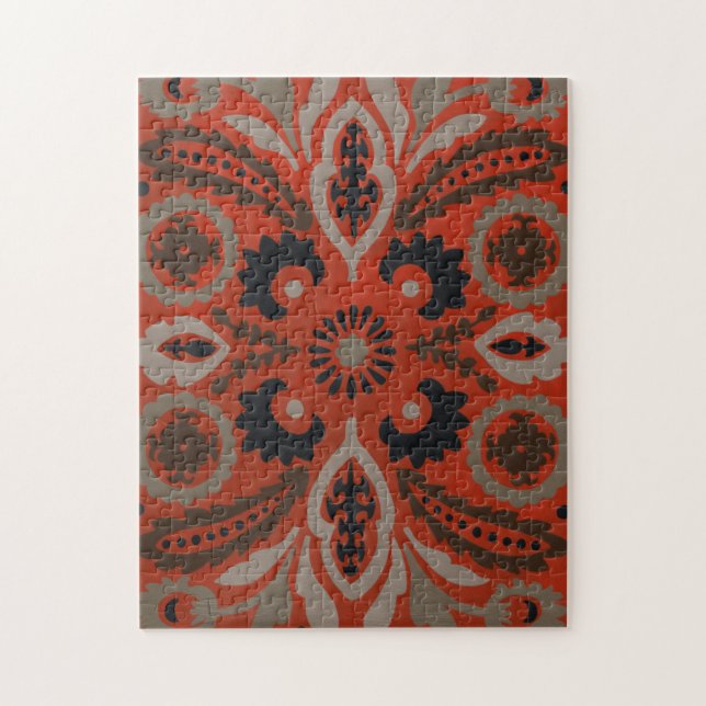 Cinnabar Suzani II Pussel (Vertikal)