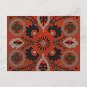 Cinnabar Suzani II Vykort