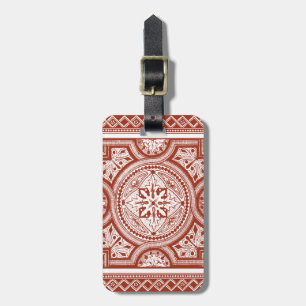 Cinnabar Woodblock IV Bagagebricka