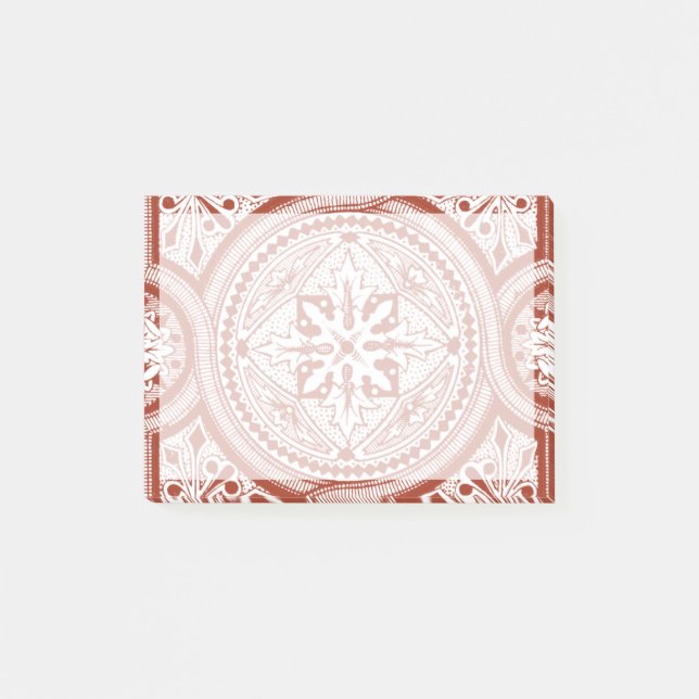 Cinnabar Woodblock IV Post-it Block (Framsida)