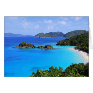 Cinnamon Bay Beach, St. John, U.S. Virgin Islands Hälsningskort