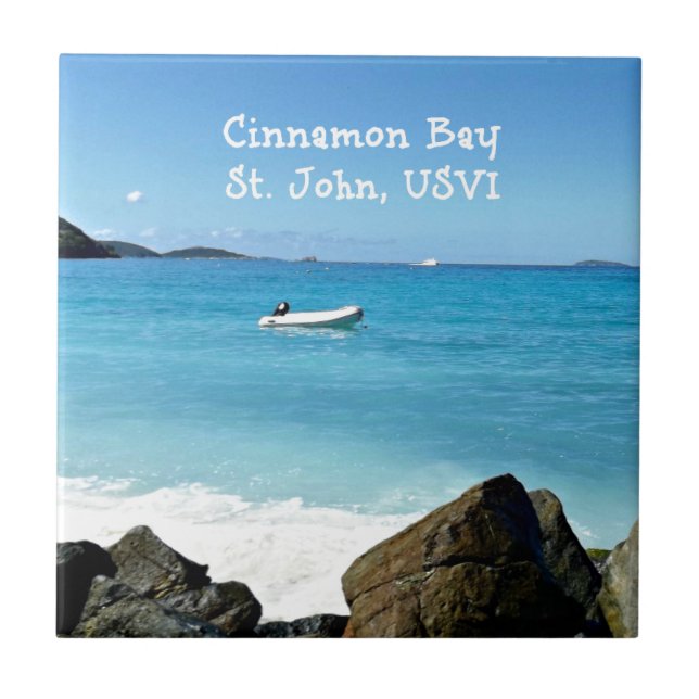Cinnamon Bay, St John USVI Kakelplatta (Framsidan)