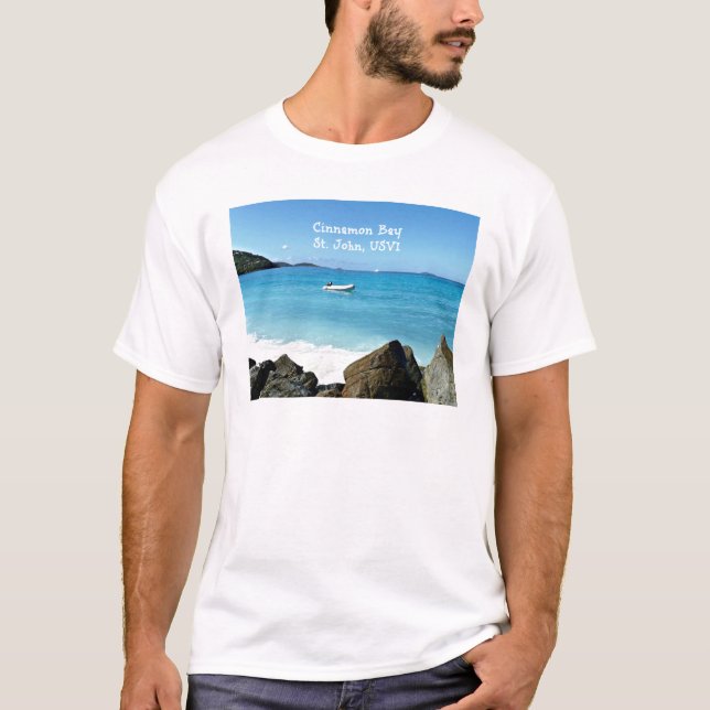 Cinnamon Bay, St John USVI T-shirt (Framsida)