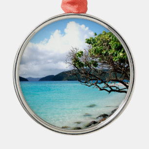 Cinnamon Bay (St. Thomas, USVI) Julgransprydnad Metall