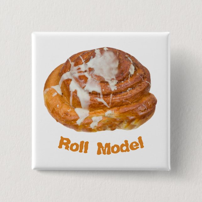 Cinnamon Bun Roll Model Knapp (Framsida)
