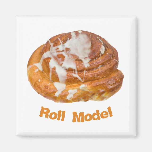 Cinnamon Bun Roll Model Magnet (Framsidan)
