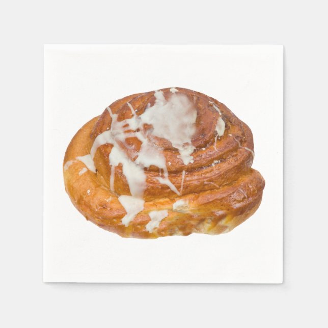 Cinnamon Bun Roll Model Pappersservett (Framsidan)