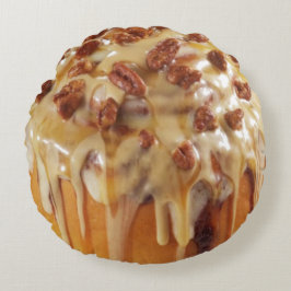CINNAMON BUN | STICKY BUN SWEET DESSERAR PILLOW RUND KUDDE