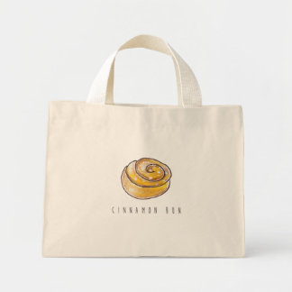 Cinnamon Bun swedish Kanelbulle Funny  Mini Tygkasse