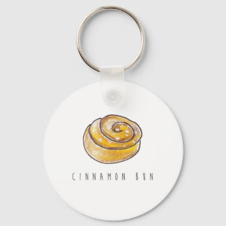 Cinnamon Buns Cinnamon Rolls Coffee Fika Nyckelring
