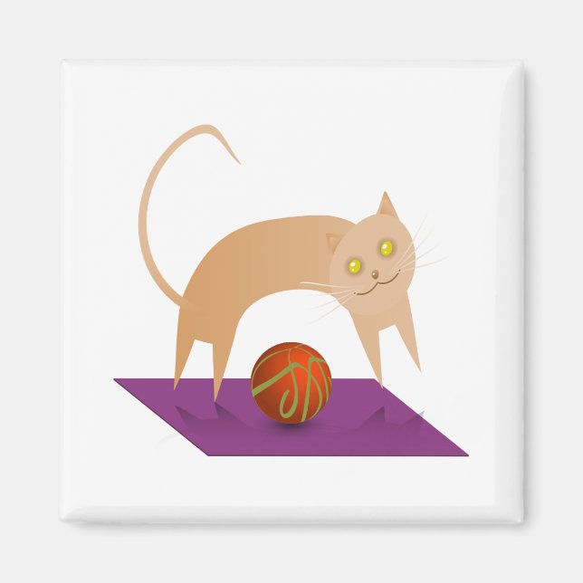 Cinnamon Cat Magnet (Framsidan)