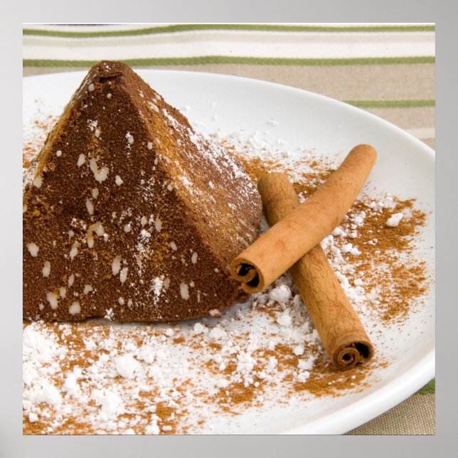 Cinnamon Chocolate Cake Dessert Poster (Framsidan)