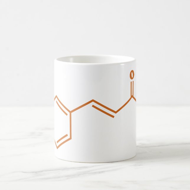 Cinnamon Cinnamaldehyde Molecular Chemical Formula Kaffemugg (Center)