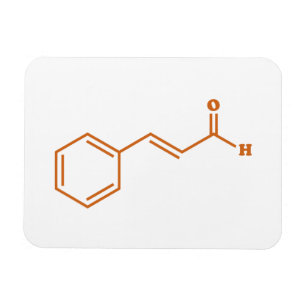 Cinnamon Cinnamaldehyde Molecular Chemical Formula Magnet