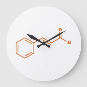 Cinnamon Cinnamaldehyde Molecular Chemical Formula Stor Klocka