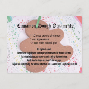 Cinnamon Dough Ornament Vykort