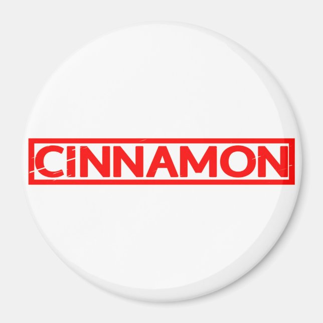 Cinnamon Frimärke Magnet (Framsidan)