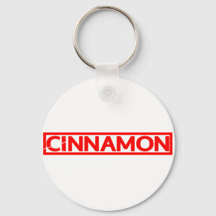 Cinnamon Frimärke Nyckelring