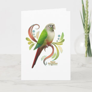 Cinnamon Grönt Cheek Conure Kort
