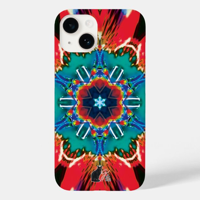 Cinnamon Kaleidoscope iphone case (Baksida)