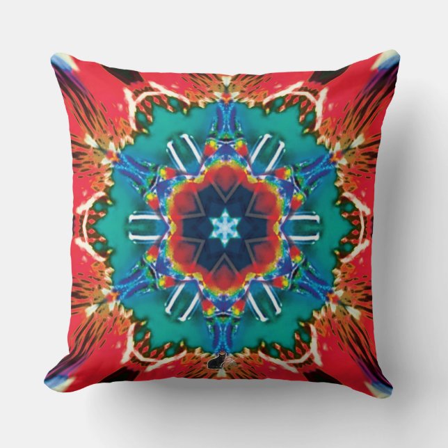 Cinnamon Kaleidoscope Kudde (Framsida)
