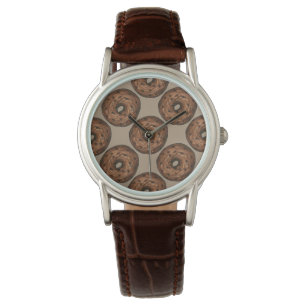 Cinnamon Raisin Bagel Bagels Breakfast Food Watch Armbandsur