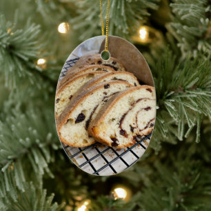 Cinnamon Raisin Bread Julgransprydnad Keramik