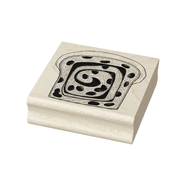 Cinnamon Raisin Bread Loaf Baking Bread Stämpel (Stämpel)