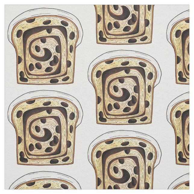 Cinnamon Raisin Bread Loaf Baking Bread Tyg (Provkarta)