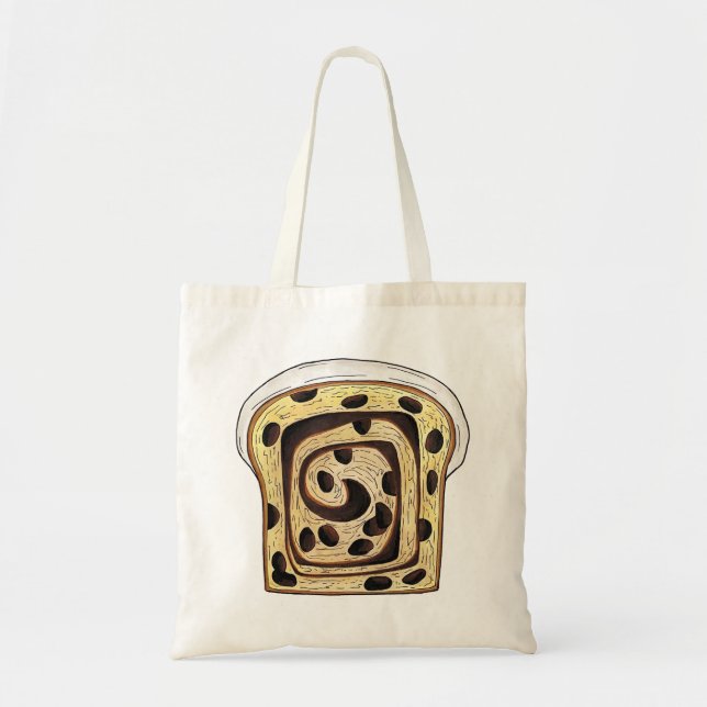 Cinnamon Raisin Bread Loaf Baking Bread Tygkasse (Framsidan)