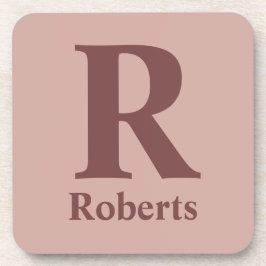 Cinnamon Ro Initial/First/Family Namn Underlägg