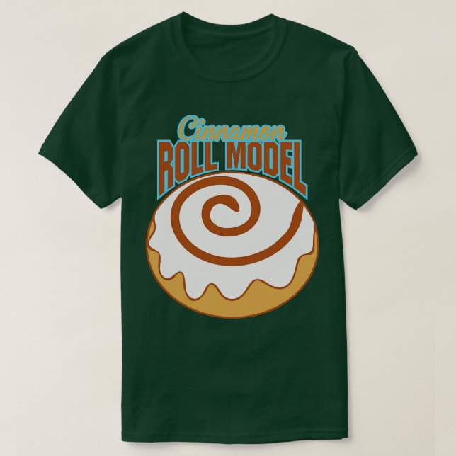 Cinnamon Role Model T Shirt (Design framsida)