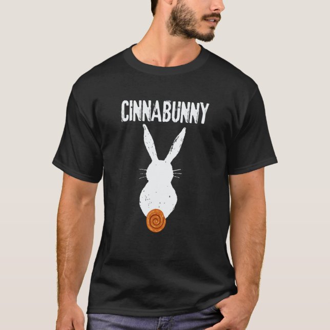 Cinnamon Roll And Cinnamon Buns  Cinnabunny T Shirt (Framsida)