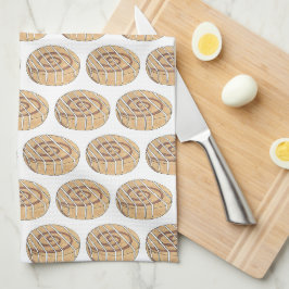 Cinnamon Roll Bun Pastry Bakery Breakfast Food Kökshandduk