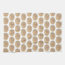 Cinnamon Roll Bun Pastry Bakery Breakfast Food Kökshandduk