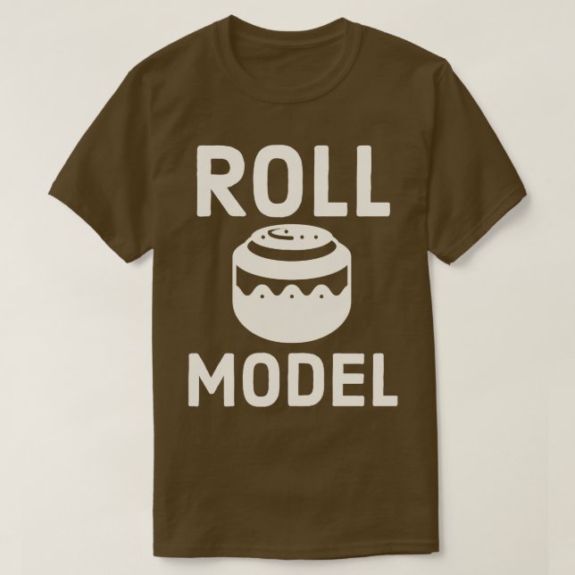 Cinnamon Roll Model for Girls Pastry Chef T Shirt (Design framsida)