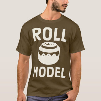 Cinnamon Roll Model for Girls Pastry Chef T Shirt