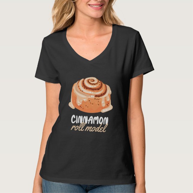 Cinnamon Roll Models Cinnamon Roll Baking Premium T Shirt (Framsida)