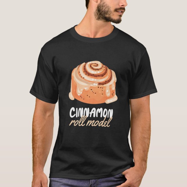 Cinnamon Roll Models Cinnamon Roll Baking Premium T Shirt (Framsida)