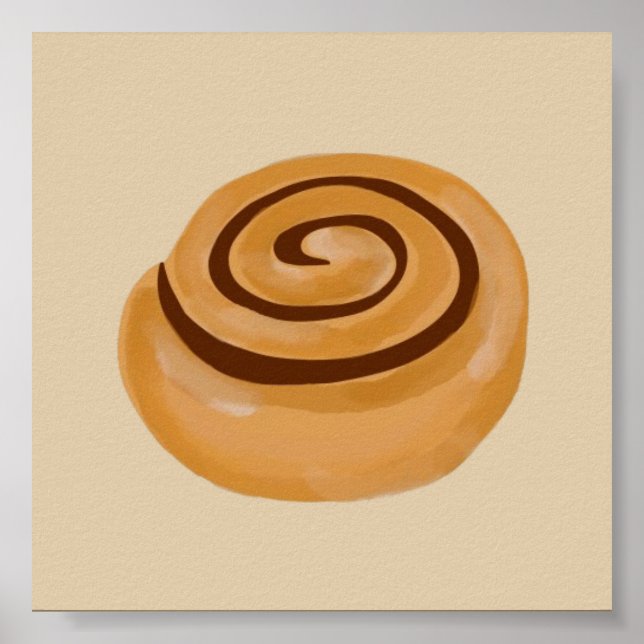 Cinnamon Roll Poster (Framsidan)